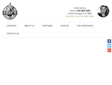 Tablet Screenshot of codyscatering.com